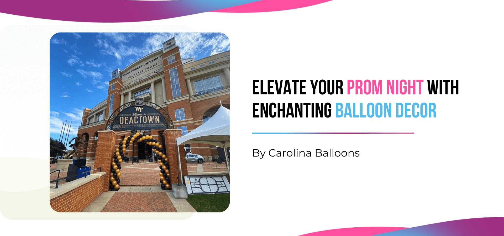 Elevate Your Prom Night with Enchanting Balloon Decor